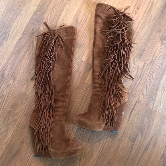 Steve Madden Shoes - Steve Madden Badgess Fringe Boot